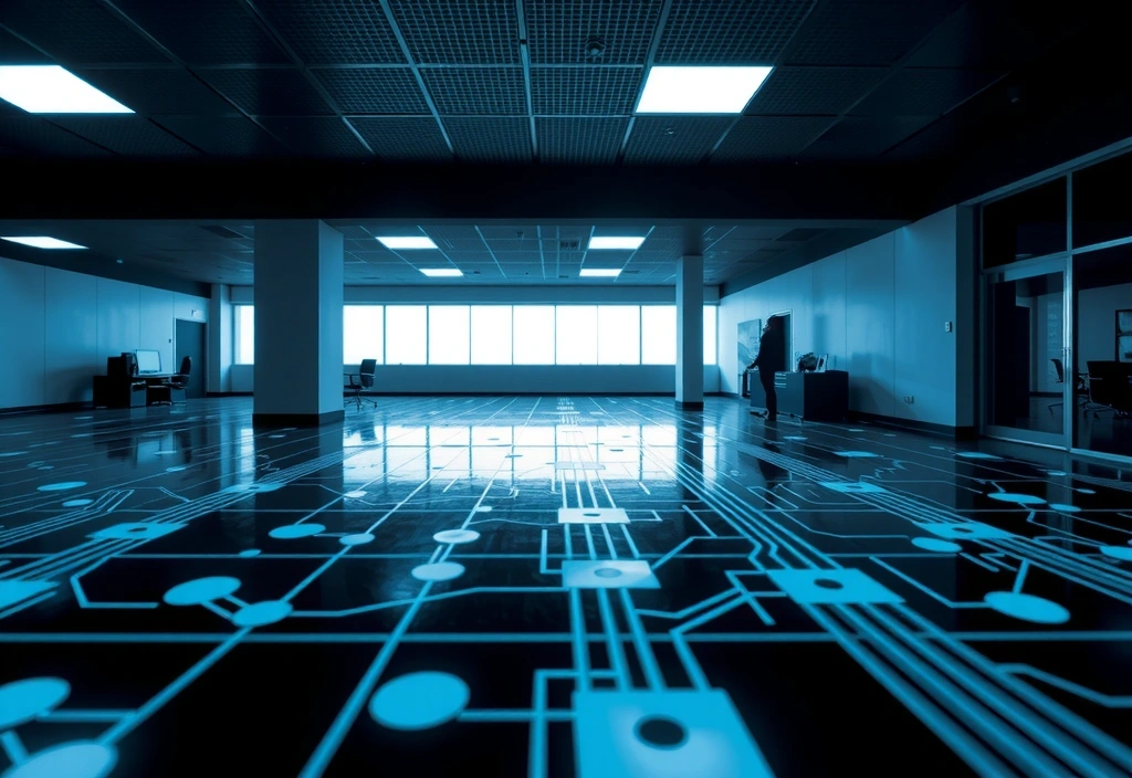 Teknisk illustration av digital data