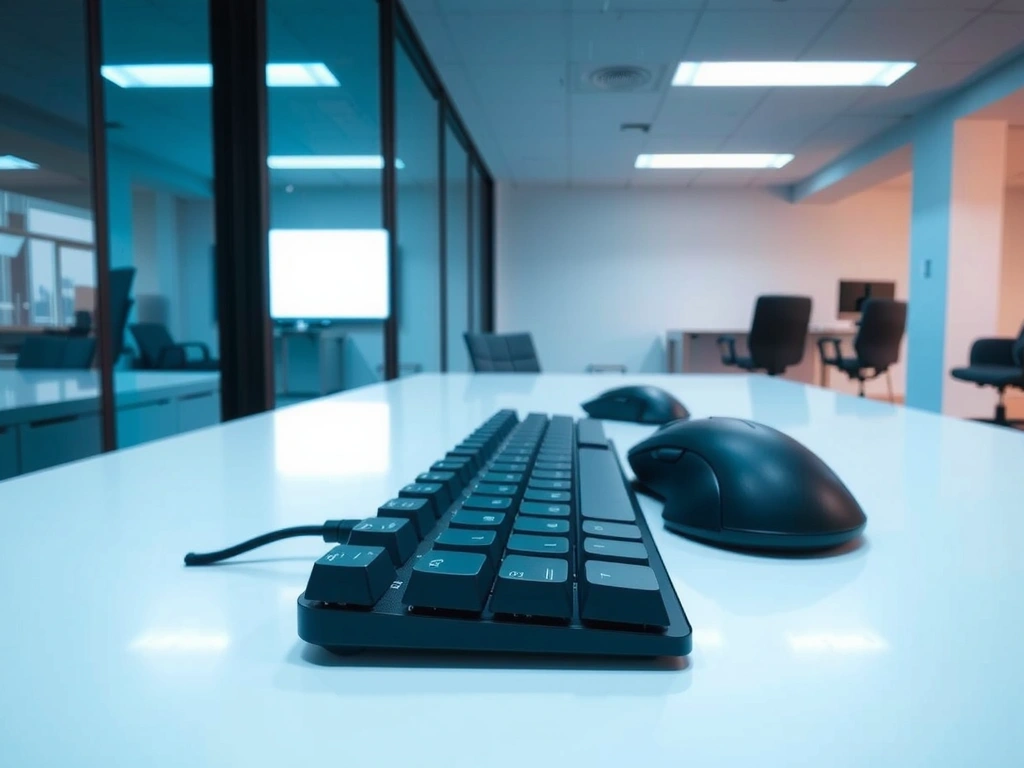 Modern office environment